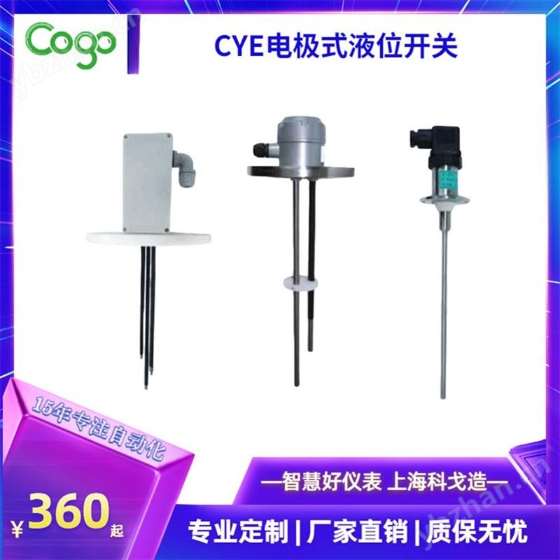 科戈电子科技 CYE18电极式液位开关 工业级电极 长短自由组合