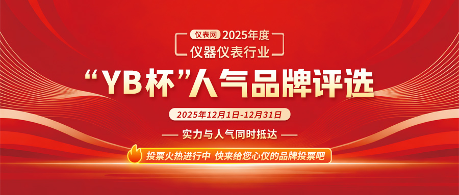 儀表網2025“YB杯”人氣品牌評選