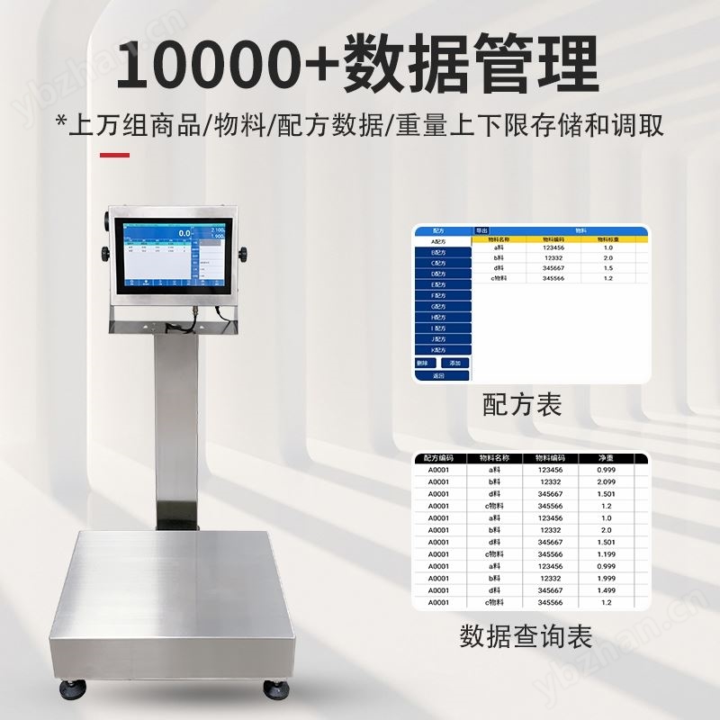 数据云端管理智能电子秤U盘导出追溯