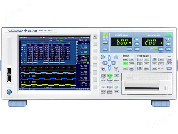 YOKOGAWA 横河 高性能功率分析仪 WT1800E系列：WT1801E，WT1802E，WT1803E，WT1804E，WT1805E，WT1806E